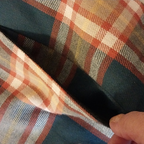 Eddie Bauer flannel lined shirt/jacket, XL - Picture 4 of 12